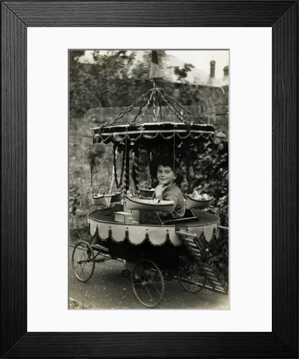 Framed Print : Childs Fairground Stall, England Framed Print : Childs Fairground Stall, England
