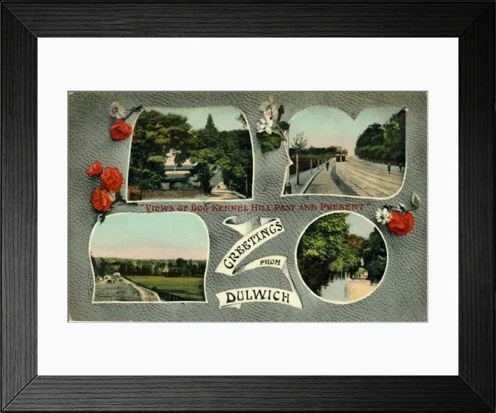 Framed Print : Mulitiview, Dulwich, Southwalk, England Framed Print : Mulitiview, Dulwich, Southwalk, England