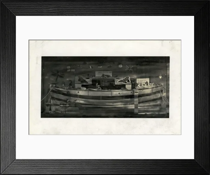Framed Print : North East Canal Boat - Tom Kelleys Exhibition Ship, Britai Framed Print : North East Canal Boat - Tom Kelleys Exhibition Ship, Britai