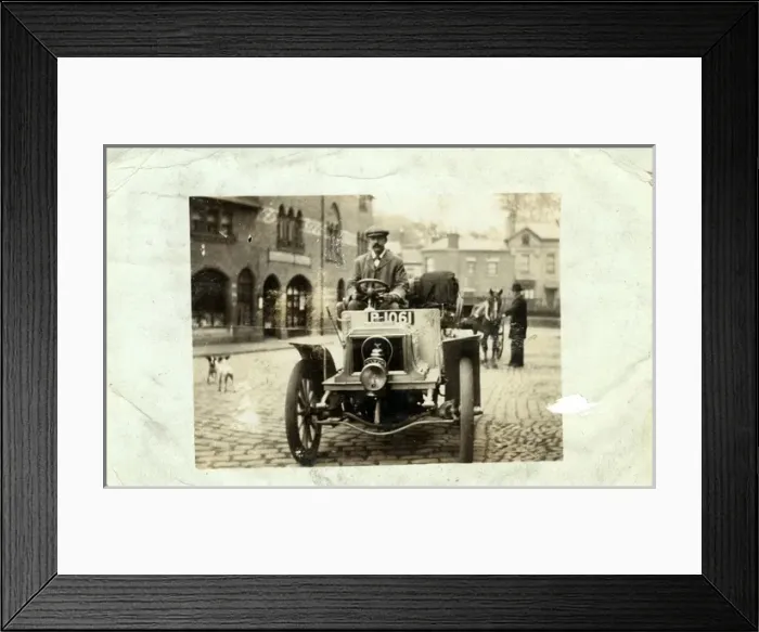Framed Print : Baby Peugeot Vintage Car, England Framed Print : Baby Peugeot Vintage Car, England