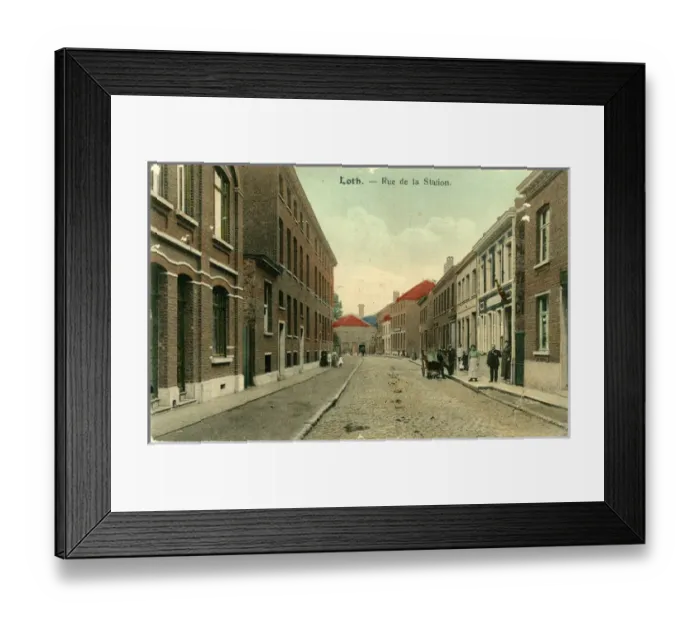 Framed Print : Stationsstraat, Lot / Loth, Bruxelles, Belgium Framed Print : Stationsstraat, Lot / Loth, Bruxelles, Belgium