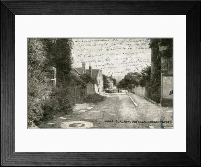 Framed Print : The Village, Blatchington, Seaford, England Framed Print : The Village, Blatchington, Seaford, England