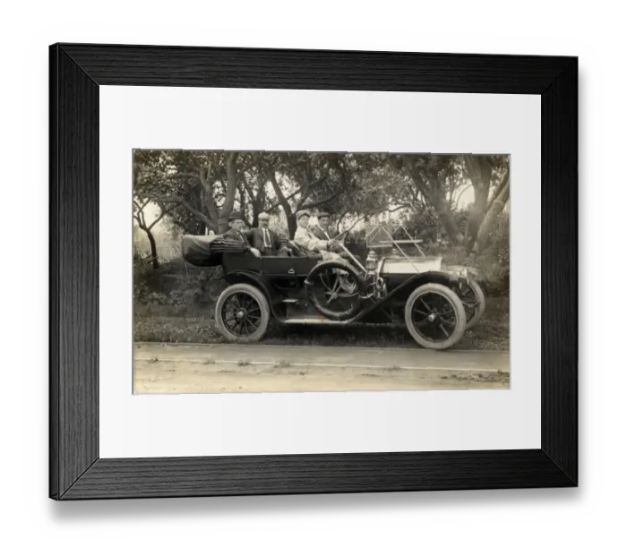 Framed Print : C1910 Marion Model 10 Flyer Vintage Car, USA Framed Print : C1910 Marion Model 10 Flyer Vintage Car, USA