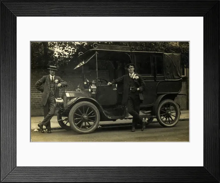 Framed Print : UNIC Vintage Car / Taxi Cab, Britain Framed Print : UNIC Vintage Car / Taxi Cab, Britain