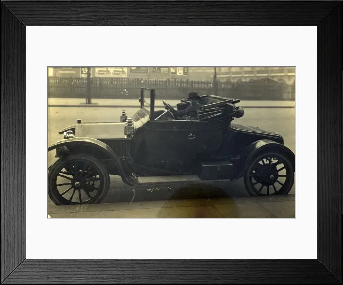 Framed Print : Vintage Car (awaiting identification - possibly a Clement Ba Framed Print : Vintage Car (awaiting identification - possibly a Clement Ba