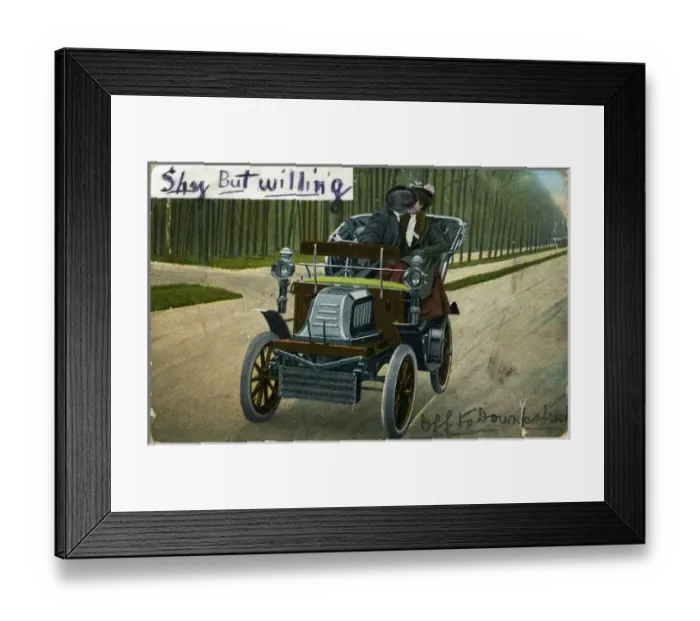 Framed Print : Thought to be a De Dion Vintage Car, England Framed Print : Thought to be a De Dion Vintage Car, England