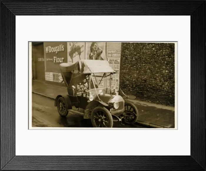 Framed Print : Darracq Vintage Car, England Framed Print : Darracq Vintage Car, England