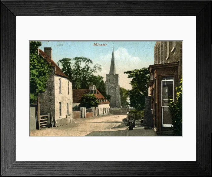 Framed Print : The Village, Minster, Ramsgate, England Framed Print : The Village, Minster, Ramsgate, England