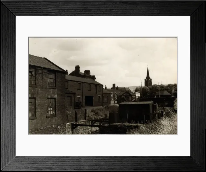 Framed Print : Peel Street, Littleborough, England Framed Print : Peel Street, Littleborough, England