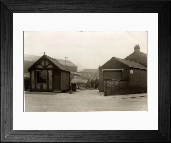 Framed Print : Corner of the Square, Littleborough, England Framed Print : Corner of the Square, Littleborough, England