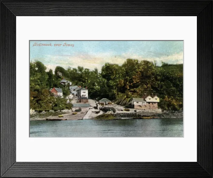 Framed Print : The Village, Bodinnock, Fowey, England Framed Print : The Village, Bodinnock, Fowey, England