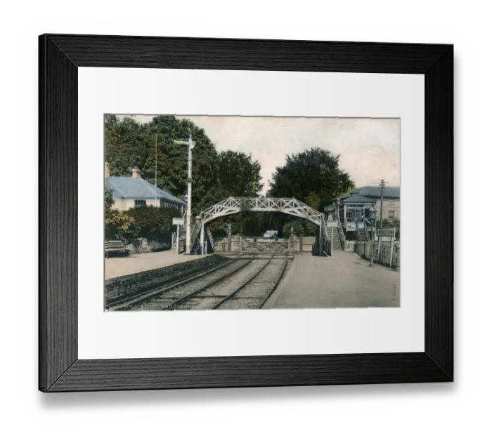 Framed Print : Railway Station, Andover, England