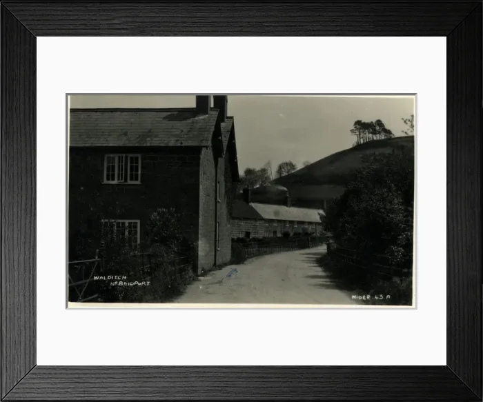 Framed Print : The Village, Walditch, Bridport, England Framed Print : The Village, Walditch, Bridport, England