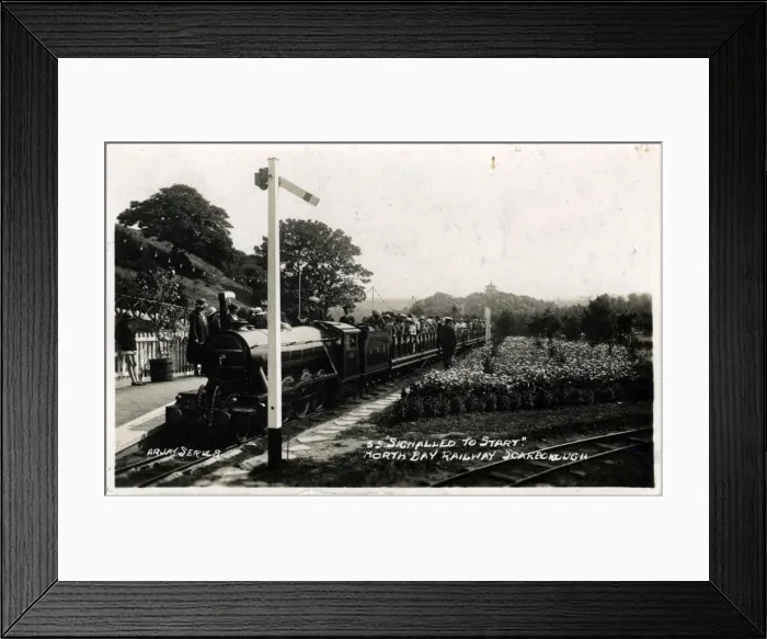 Framed Print : North Bay Miniature Railway, Scarborough, England Framed Print : North Bay Miniature Railway, Scarborough, England