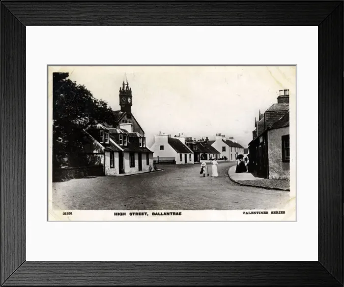 Framed Print : High Street, Ballantrae, Girvan, Scotland Framed Print : High Street, Ballantrae, Girvan, Scotland