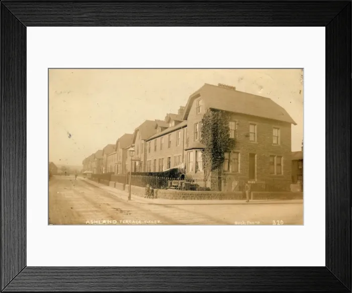 Framed Print : Ashland Terrace, Leeds Road / Leamington Road, Ilkley, England Framed Print : Ashland Terrace, Leeds Road / Leamington Road, Ilkley, England