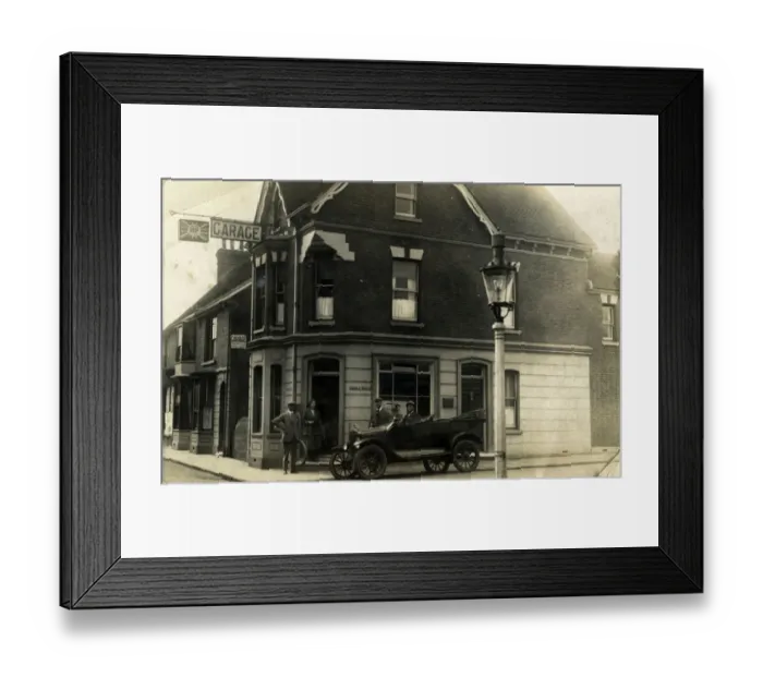 Framed Print : Model T Ford Vintage Car at Gable House Garage Framed Print : Model T Ford Vintage Car at Gable House Garage