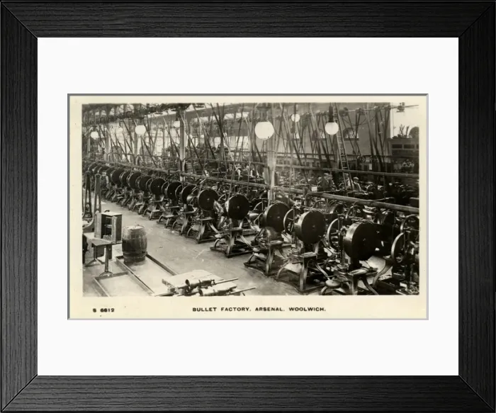 Framed Print : War Department Bullet Factory & Arsenel, Woolwich, London Framed Print : War Department Bullet Factory & Arsenel, Woolwich, London