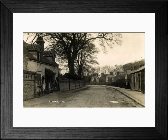 Framed Print : High Street, Great Limber, Grimsby, England Framed Print : High Street, Great Limber, Grimsby, England