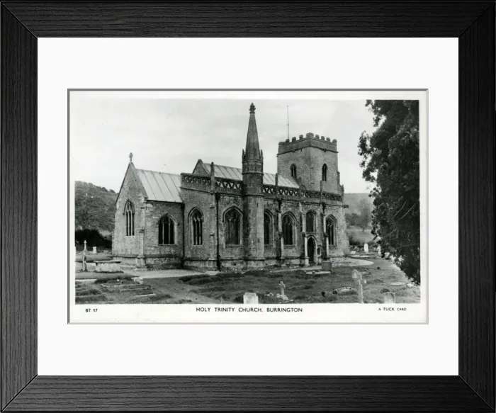 Framed Print : Holy Trinity Church, Burrington, England Framed Print : Holy Trinity Church, Burrington, England