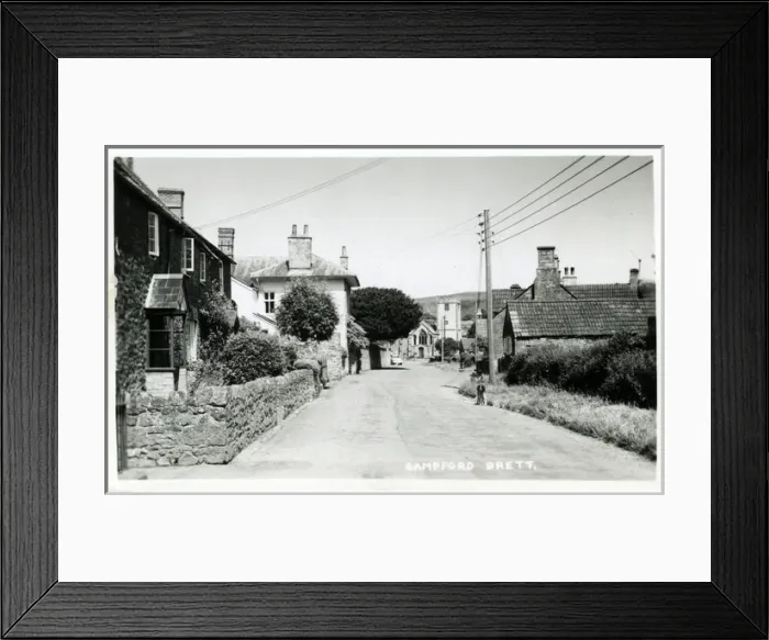Framed Print : The Village, Sampford Brett, Williton, England