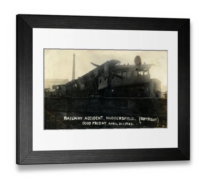 Framed Print : Accident - London & North Western and Lancs & Yorkshire Rail Framed Print : Accident - London & North Western and Lancs & Yorkshire Rail