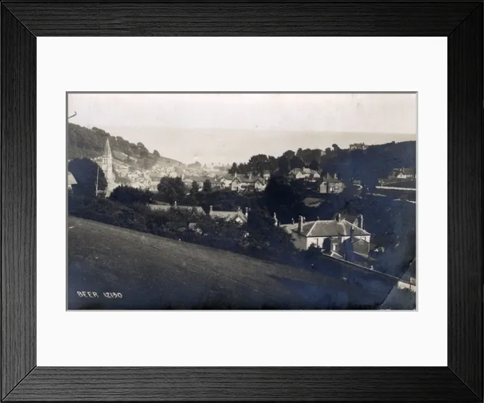 Framed Print : Gerneral View of Village, Beer, England Framed Print : Gerneral View of Village, Beer, England