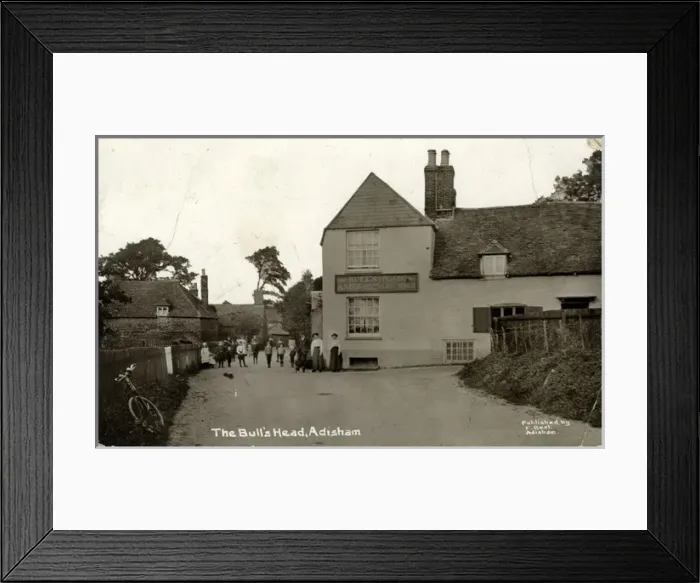Framed Print : Bulls Head Inn, Adisham, Canterbury, England Framed Print : Bulls Head Inn, Adisham, Canterbury, England