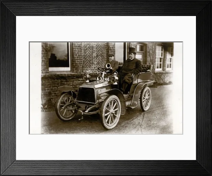 Framed Print : Panhard et Levassor Vintage Car / Voiture Ancienne, England Framed Print : Panhard et Levassor Vintage Car / Voiture Ancienne, England