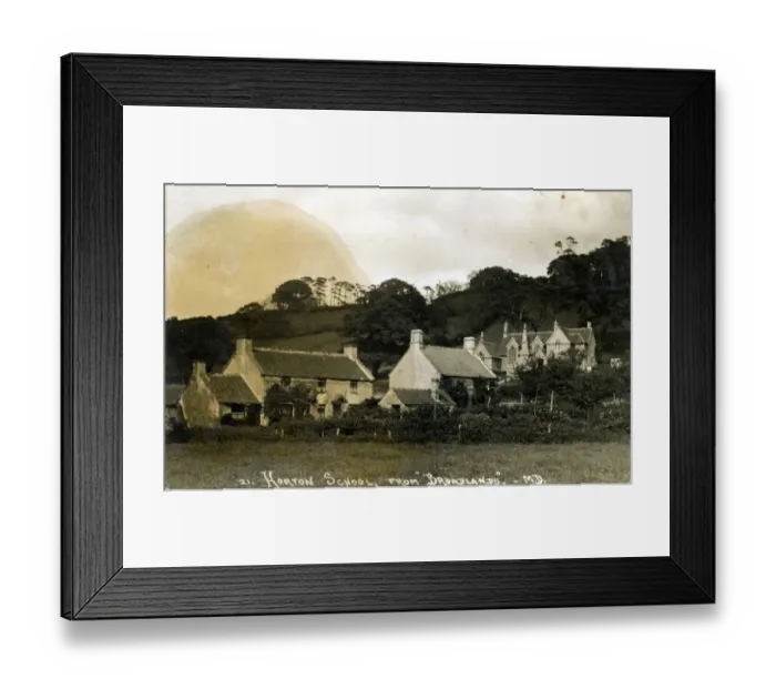 Framed Print : The School, Horton, Chipping Sodbury, England