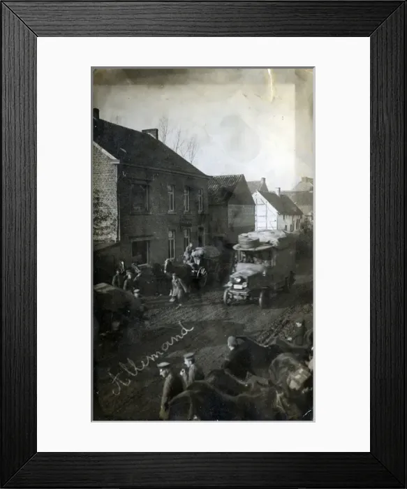 Framed Print : Rue d Andenne, Bierwart, Fernelmont, Belgium Framed Print : Rue d Andenne, Bierwart, Fernelmont, Belgium