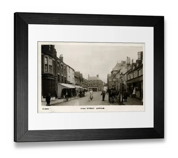 Framed Print : High Street, Oakham, England Framed Print : High Street, Oakham, England