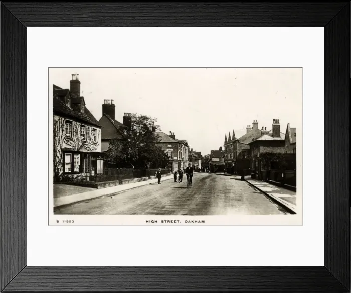 Framed Print : High Street, Oakham, England Framed Print : High Street, Oakham, England