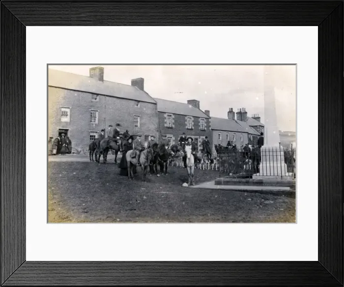 Framed Print : Foxhunt Meet, Town Yetholm, England Framed Print : Foxhunt Meet, Town Yetholm, England