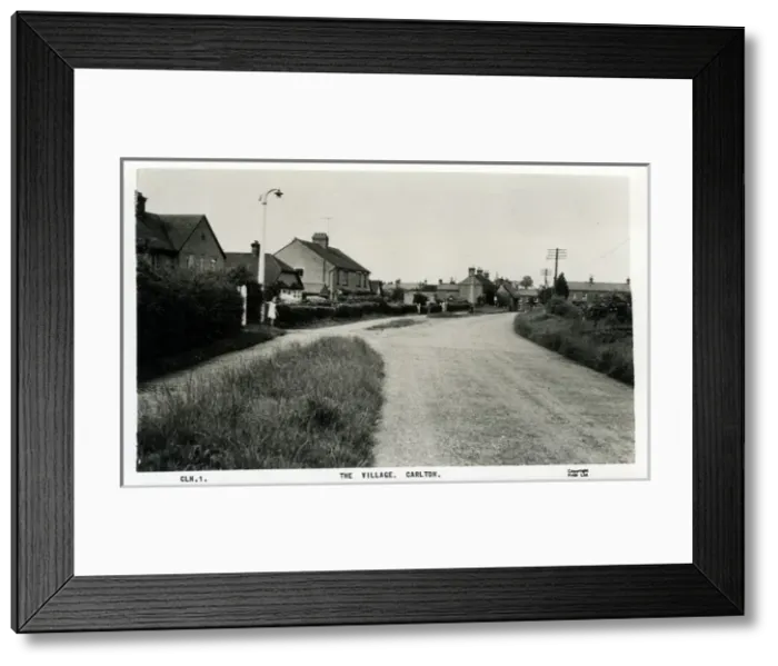Framed Print : The Village, Carlton, Bedford, England Framed Print : The Village, Carlton, Bedford, England