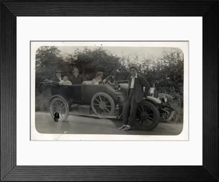 Framed Print : Vintage Car (awaiting identification), Britain Framed Print : Vintage Car (awaiting identification), Britain
