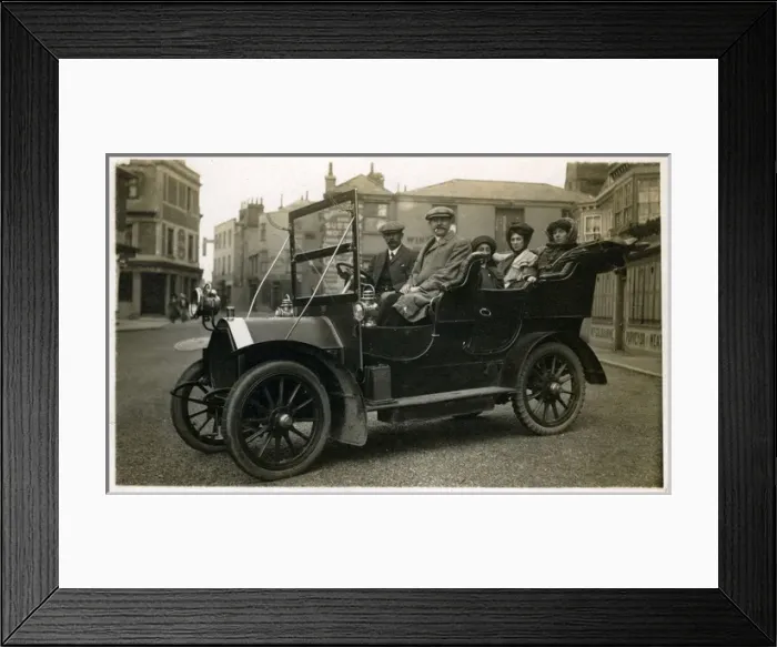 Framed Print : Unic Vintage Car, Brighton, England Framed Print : Unic Vintage Car, Brighton, England