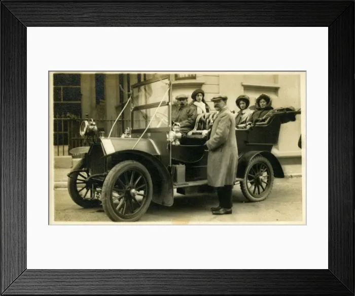 Framed Print : Unic Vintage Car, Brighton, England Framed Print : Unic Vintage Car, Brighton, England