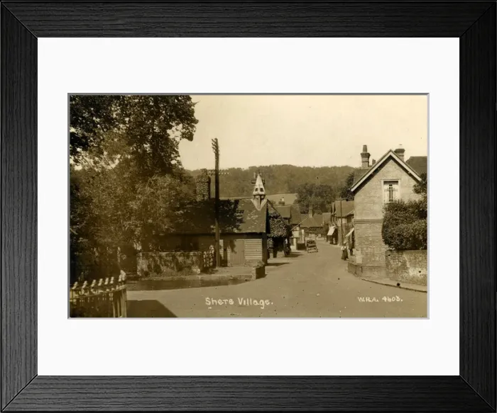 Framed Print : Middle Street, Shere, Guildford, England Framed Print : Middle Street, Shere, Guildford, England