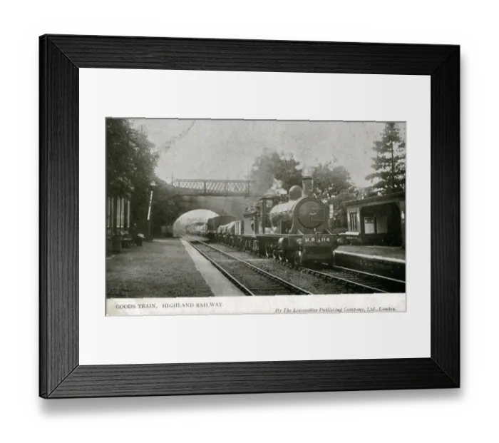 Framed Print : Highland Railway Station, England Framed Print : Highland Railway Station, England