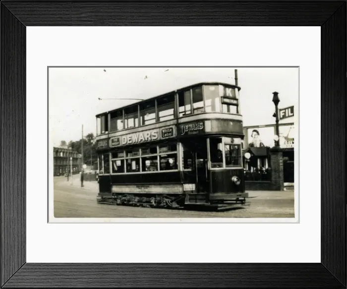 Framed Print : Tram Heading for Market Place, Nottingham, England Framed Print : Tram Heading for Market Place, Nottingham, England