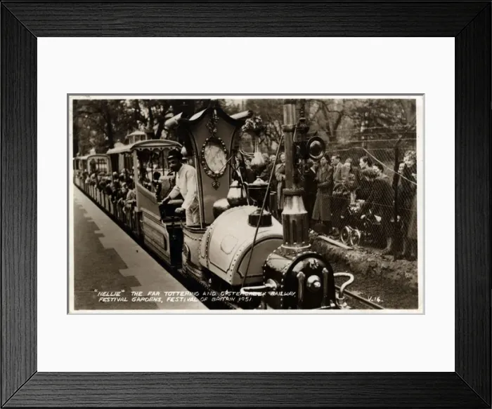 Framed Print : Far Tottering & Oystercreek Miniature Railway, Festival of B Framed Print : Far Tottering & Oystercreek Miniature Railway, Festival of B