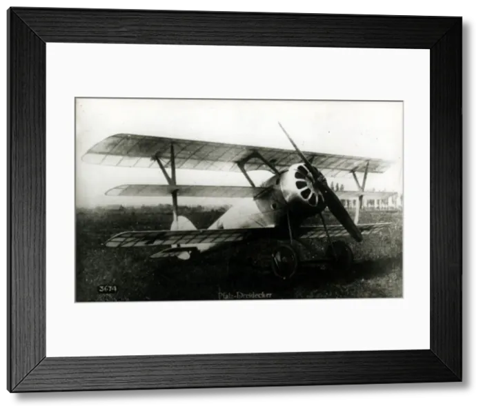 Framed Print : World War One Pfalz-Dreidecker German Triplane, England Framed Print : World War One Pfalz-Dreidecker German Triplane, England