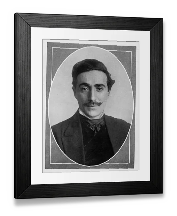 Framed Print : Fortunino Matania, artist Framed Print : Fortunino Matania, artist