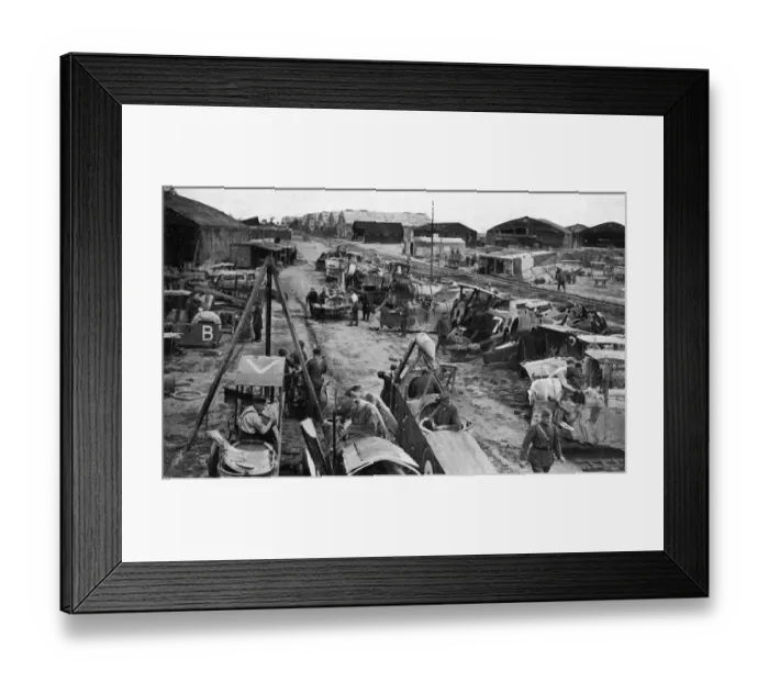 Framed Print : WW1 - French Aeroplane Hospital Framed Print : WW1 - French Aeroplane Hospital