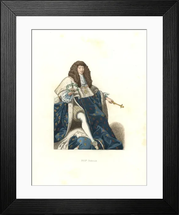 Framed Print : Young Louis XIV, King of France, 17th century Framed Print : Young Louis XIV, King of France, 17th century