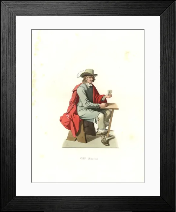 Framed Print : Army officer from the Low Countries, 17th century Framed Print : Army officer from the Low Countries, 17th century