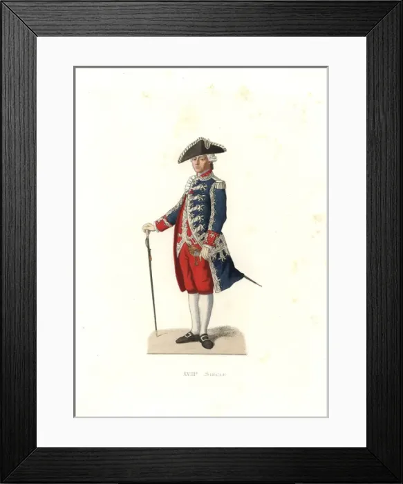 Framed Print : Costume of Madame Raquet, merveilleuse in the martyr style Framed Print : Costume of Madame Raquet, merveilleuse in the martyr style