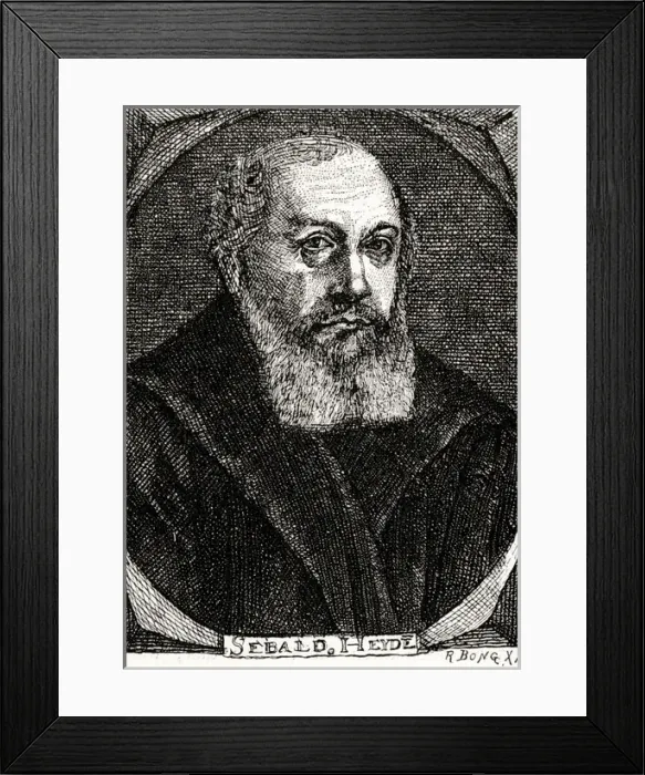 Framed Print : Sebald Heyden - German churchman and philologist Framed Print : Sebald Heyden - German churchman and philologist
