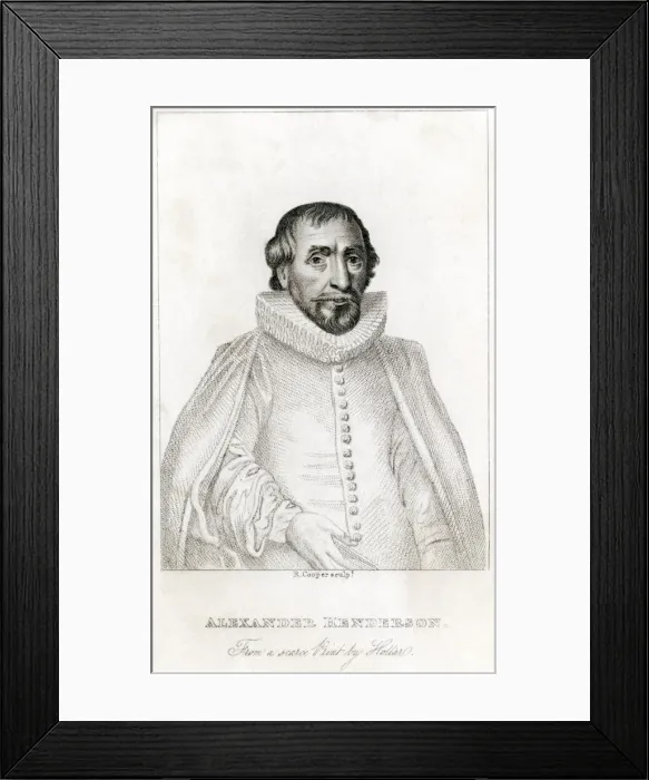 Framed Print : Alexander Henderson - Presbyterian divine, and diplomat Framed Print : Alexander Henderson - Presbyterian divine, and diplomat
